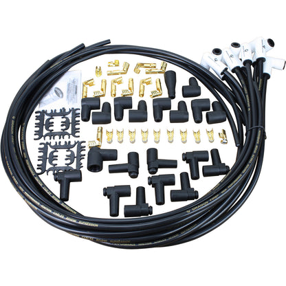 SPW2001WC-BK Plug wires, Universal Cut-to-Fit, Ceramic, BLACK
