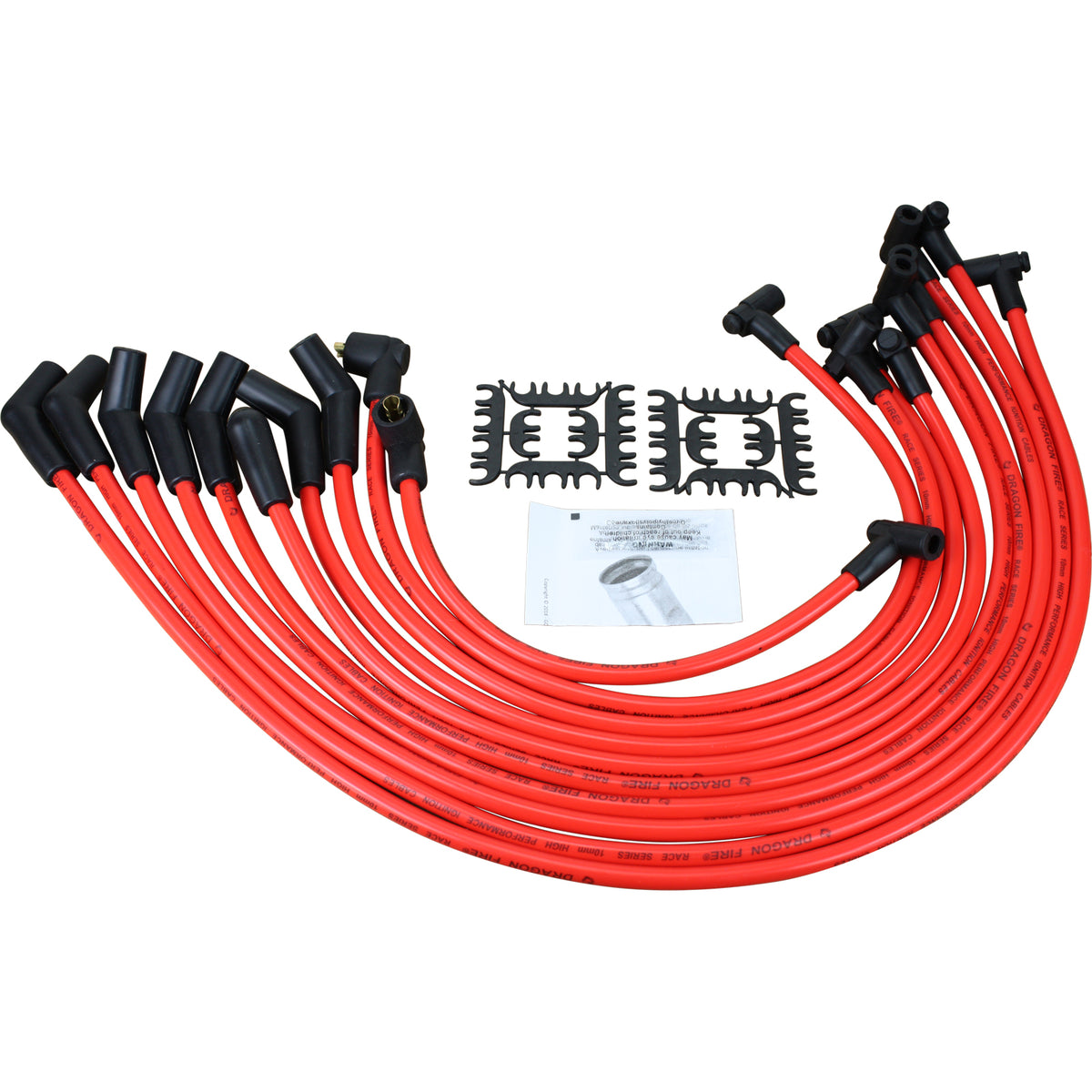 PWJ103 Plug wires, Direct Fit, Silicone, RED
