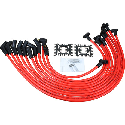 PWJ103 Plug wires, Direct Fit, Silicone, RED