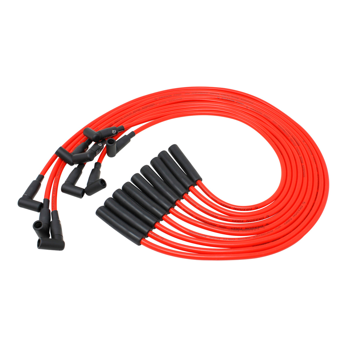 PWJ136 Plug wires, Direct Fit, Silicone, RED