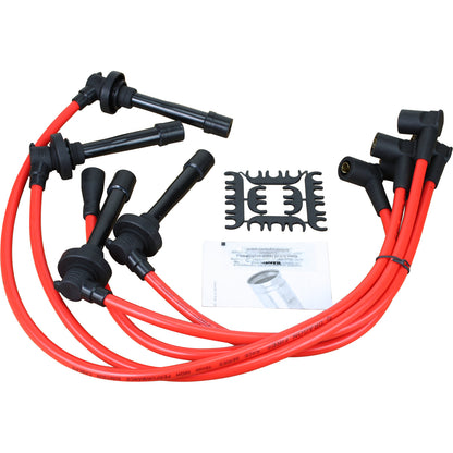 PWTD-DF Plug wires, Direct Fit, Silicone, RED