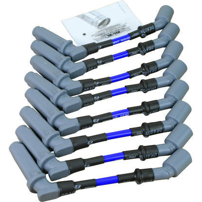 PWJ121-BL Plug wires, Direct Fit, Silicone, BLUE