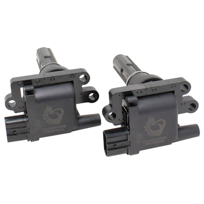 DFC1043-2 Coil Pack Set, 2pcs, Direct Fit, BLACK