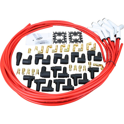 PWJ232-W Plug wires, Universal Cut-to-Fit, Ceramic, RED