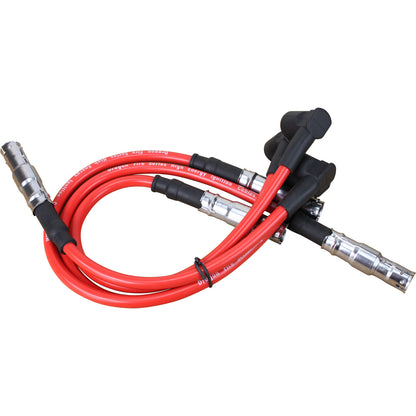 PWJ214 Plug wires, Direct Fit, Silicone, RED