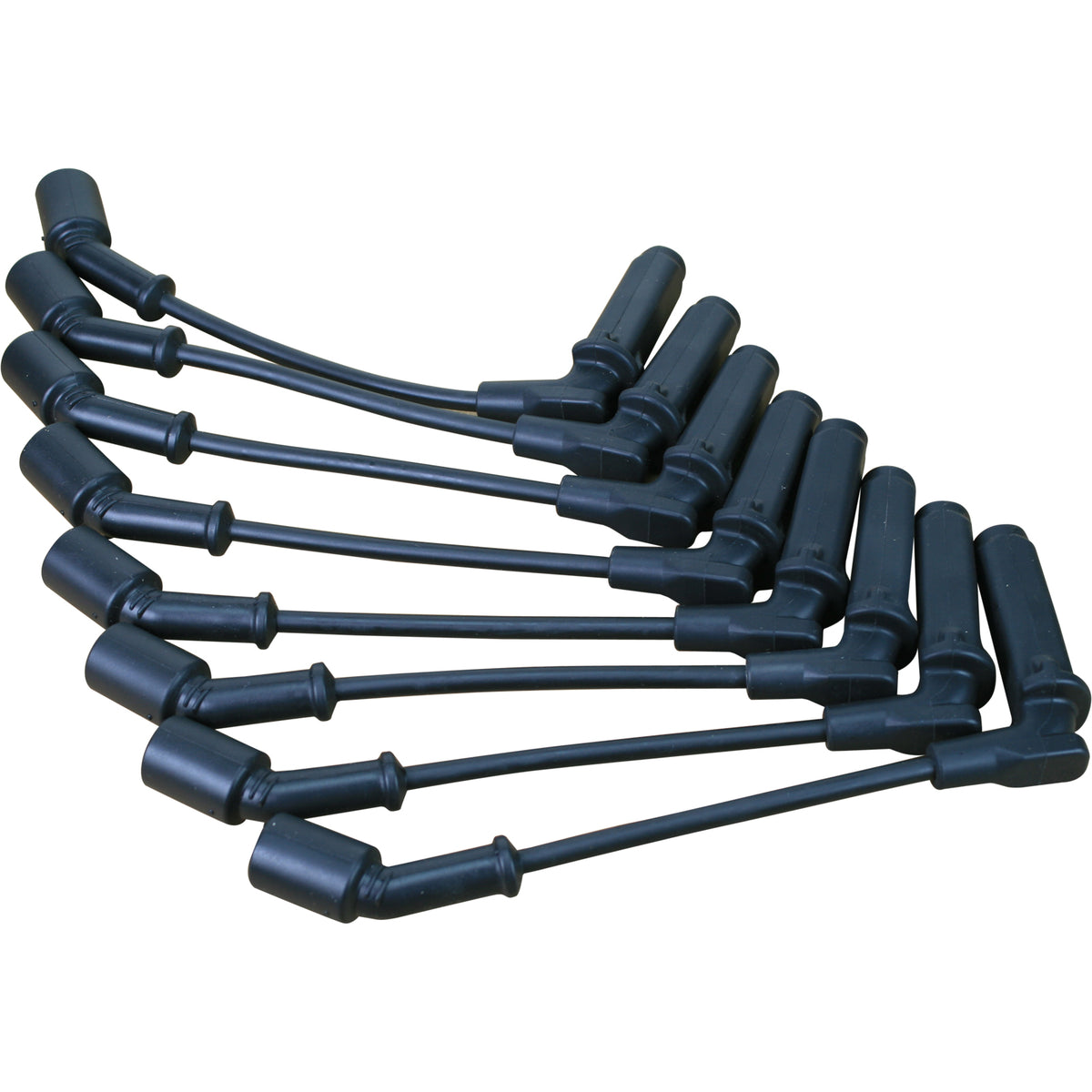PWJ121-OES Plug wires, Direct Fit, Silicone, BLACK