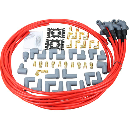 SPW1001-RD Plug wires, Universal Cut-to-Fit, Silicone, RED