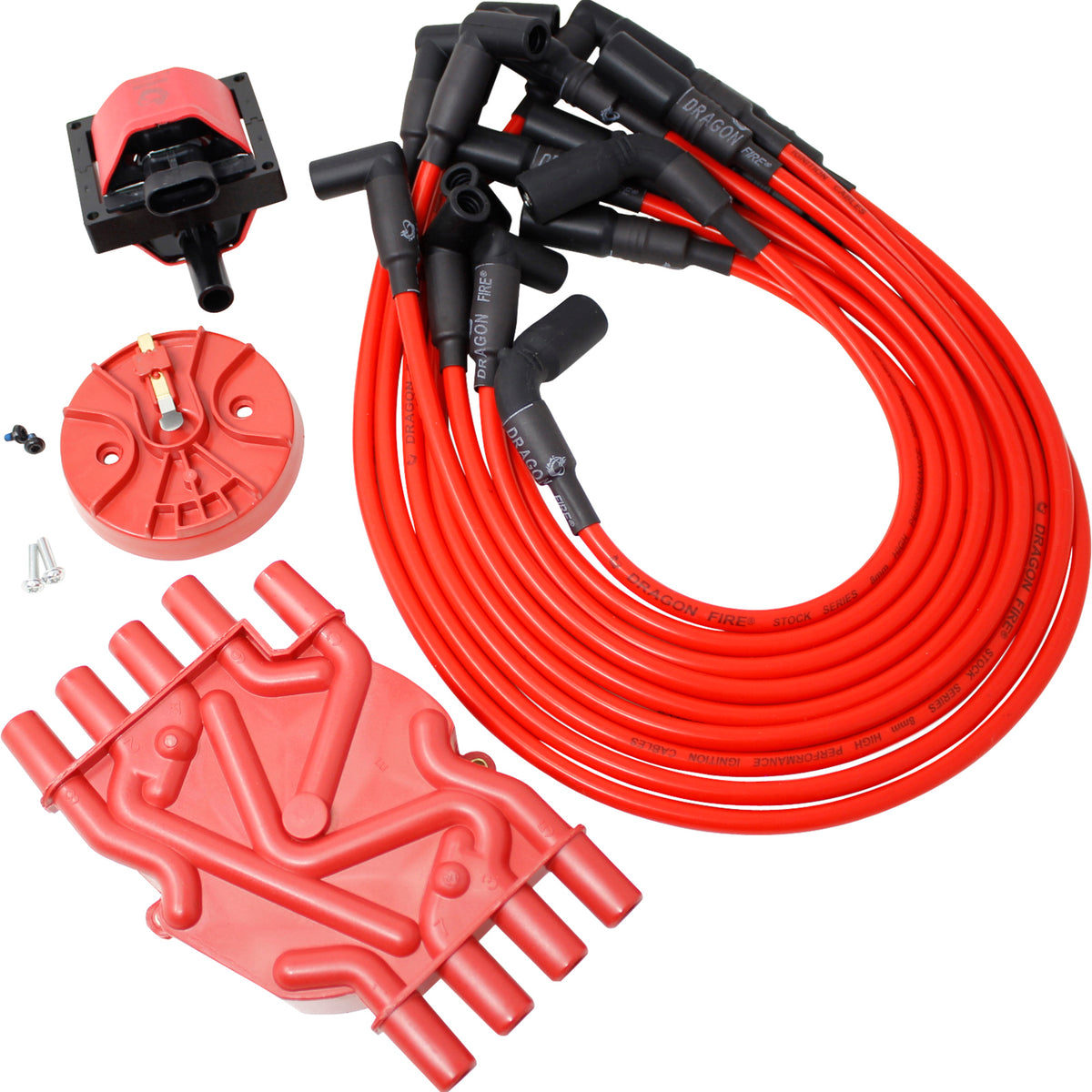 Kit-1515 Ignition Kit - Plug Wires, Coil, Cap, Rotor