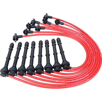 PWJ142 Plug wires, Direct Fit, Silicone, RED