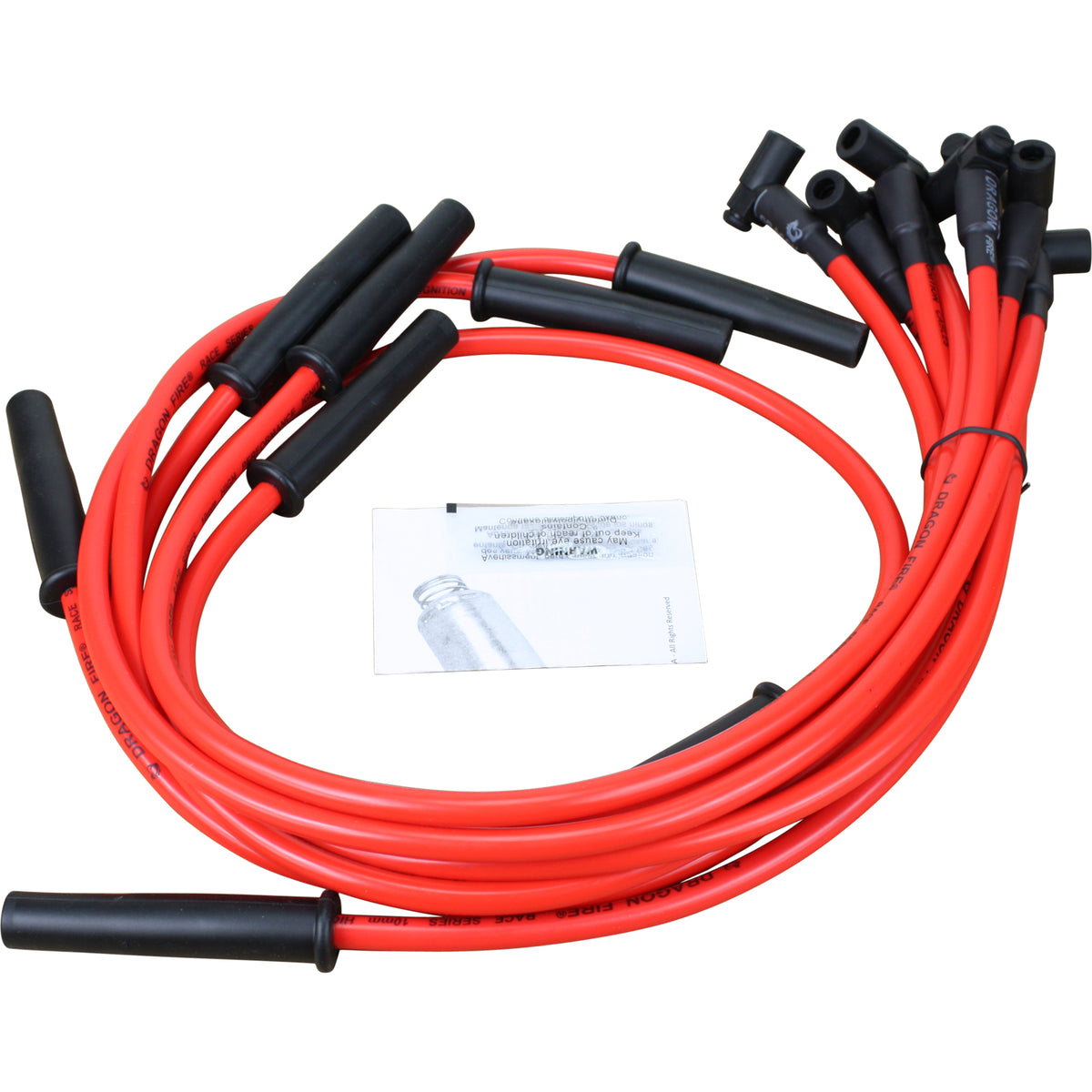 PWJ122 Plug wires, Direct Fit, Silicone, RED