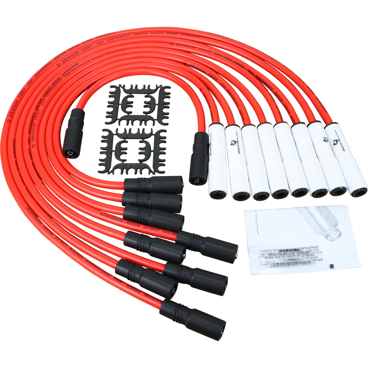 Kit-1242 Ignition Kit - Ceramic Plug Wires, Coil, Cap, Rotor
