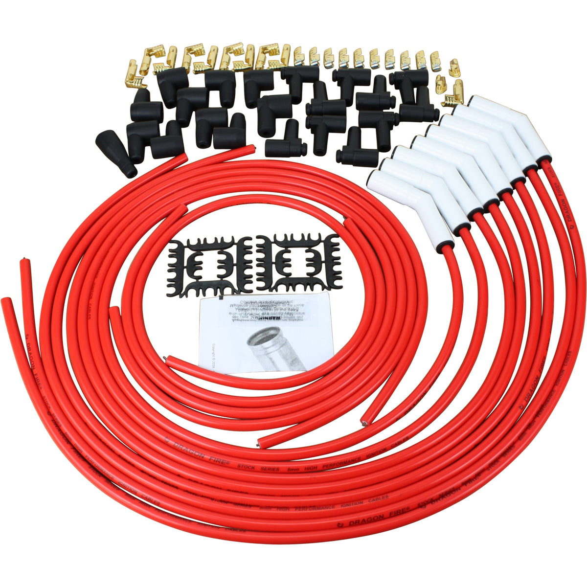SPW3003WC-RD Plug wires, Universal Cut-to-Fit, Ceramic, RED