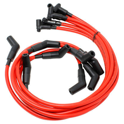 PWJ112 Plug wires, Direct Fit, Silicone, RED