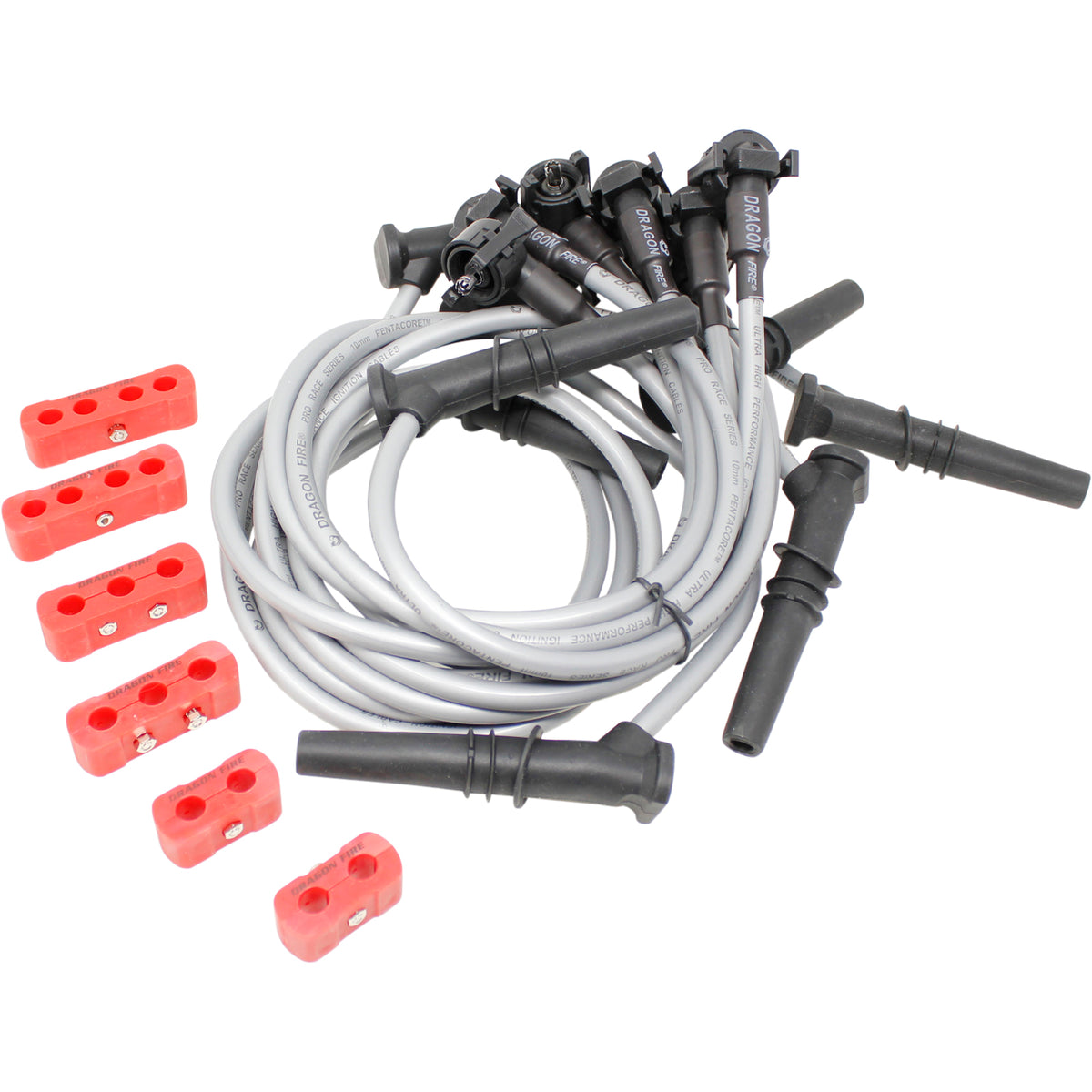 PWJ110-PRO Plug wires, Direct Fit, Silicone, SILVER