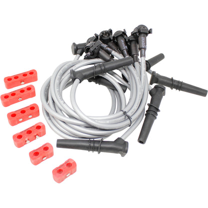 PWJ110-PRO Plug wires, Direct Fit, Silicone, SILVER