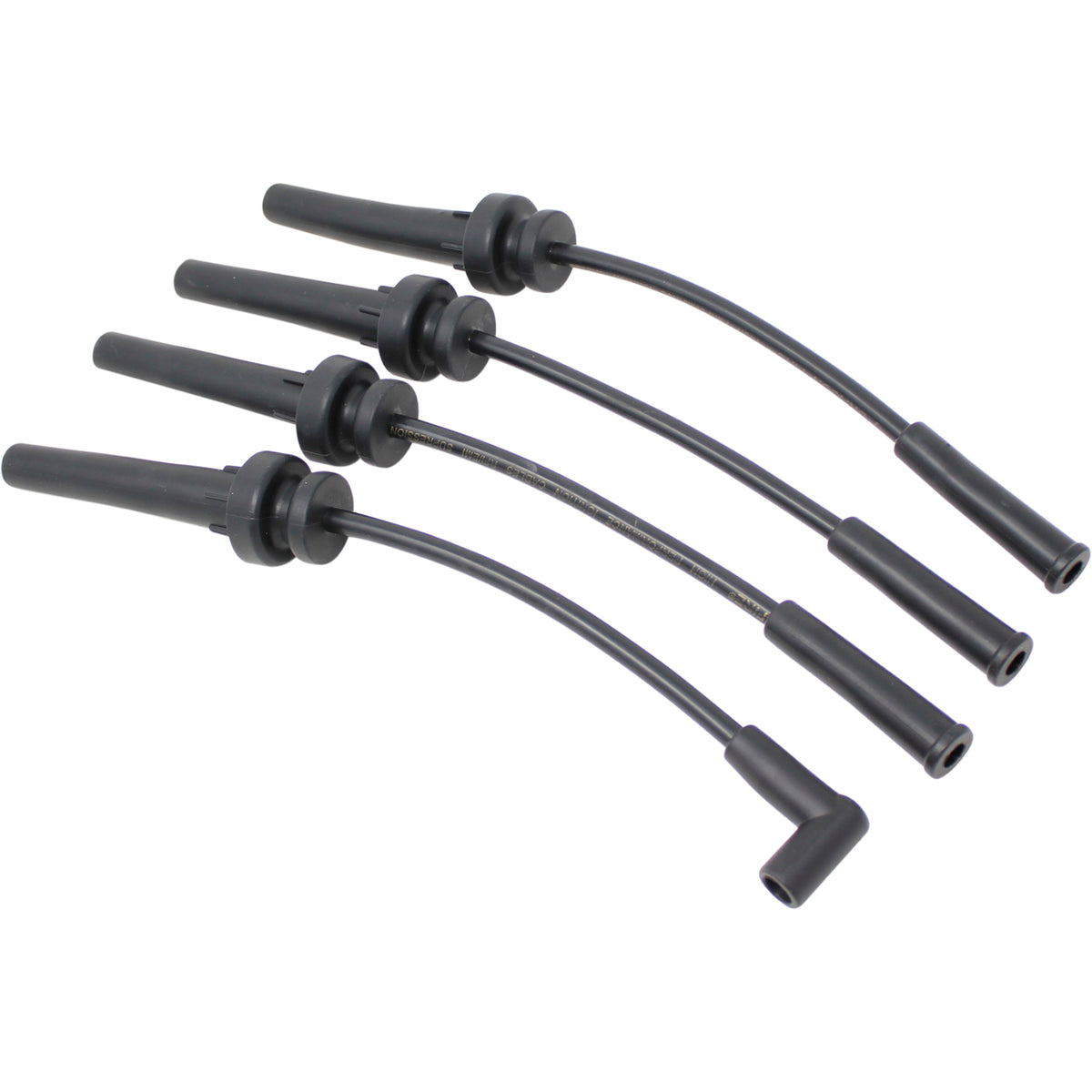 PWJ206-BLK Plug wires, Direct Fit, Silicone, BLACK