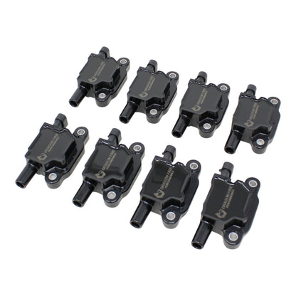 Coil Pack Set, 8pcs, Direct Fit, BLACK