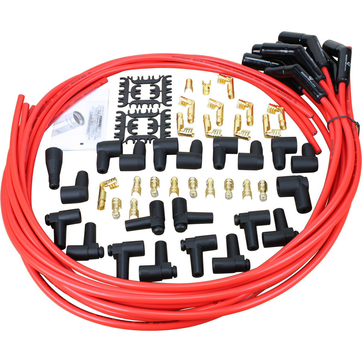PWJ231 Plug wires, Universal Cut-to-Fit, Ceramic, RED