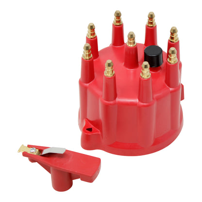 CAP1049-R Distributor Cap and Rotor Kit, Direct Fit, RED