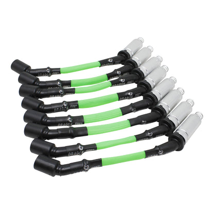 PWJ256-NGS Plug wires, Direct Fit, Silicone, NEON GREEN