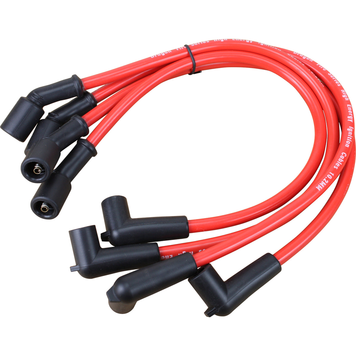 PWJ204 Plug wires, Direct Fit, Silicone, RED