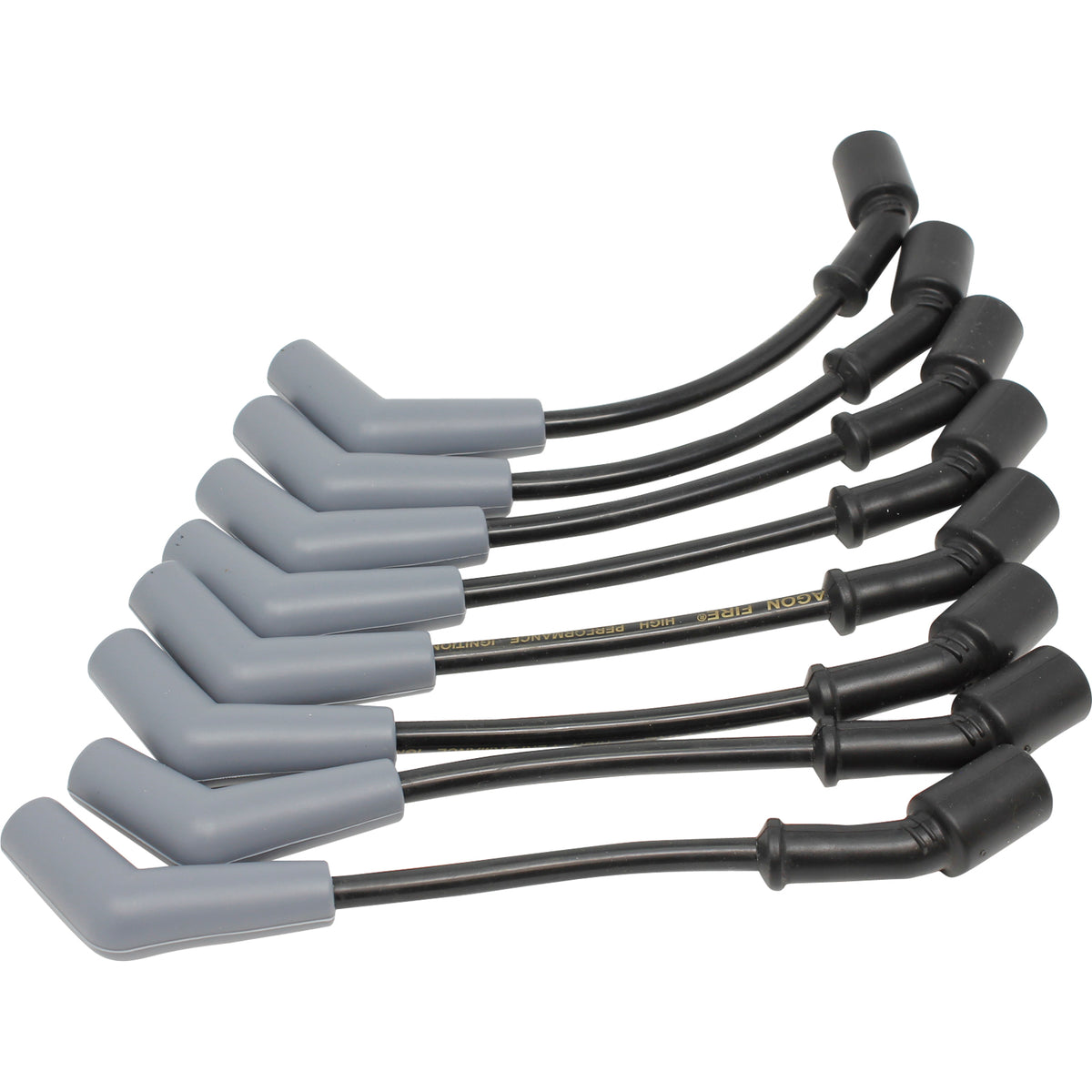 PWLS-DF-BK Plug wires, Direct Fit, Silicone, BLACK
