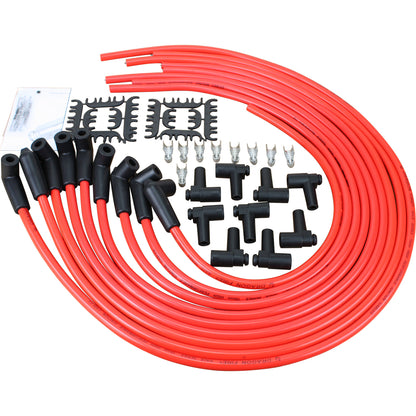 PW90ADJ-DF Plug wires, Universal Cut-to-Fit, Silicone, RED