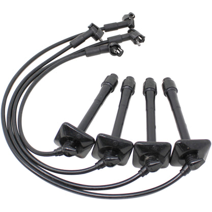 PWJ314 Plug wires, Direct Fit, Silicone, BLACK