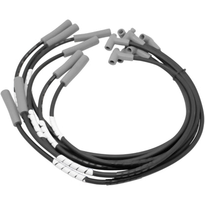 PWJ119-ECO Plug wires, Direct Fit, Silicone, BLACK