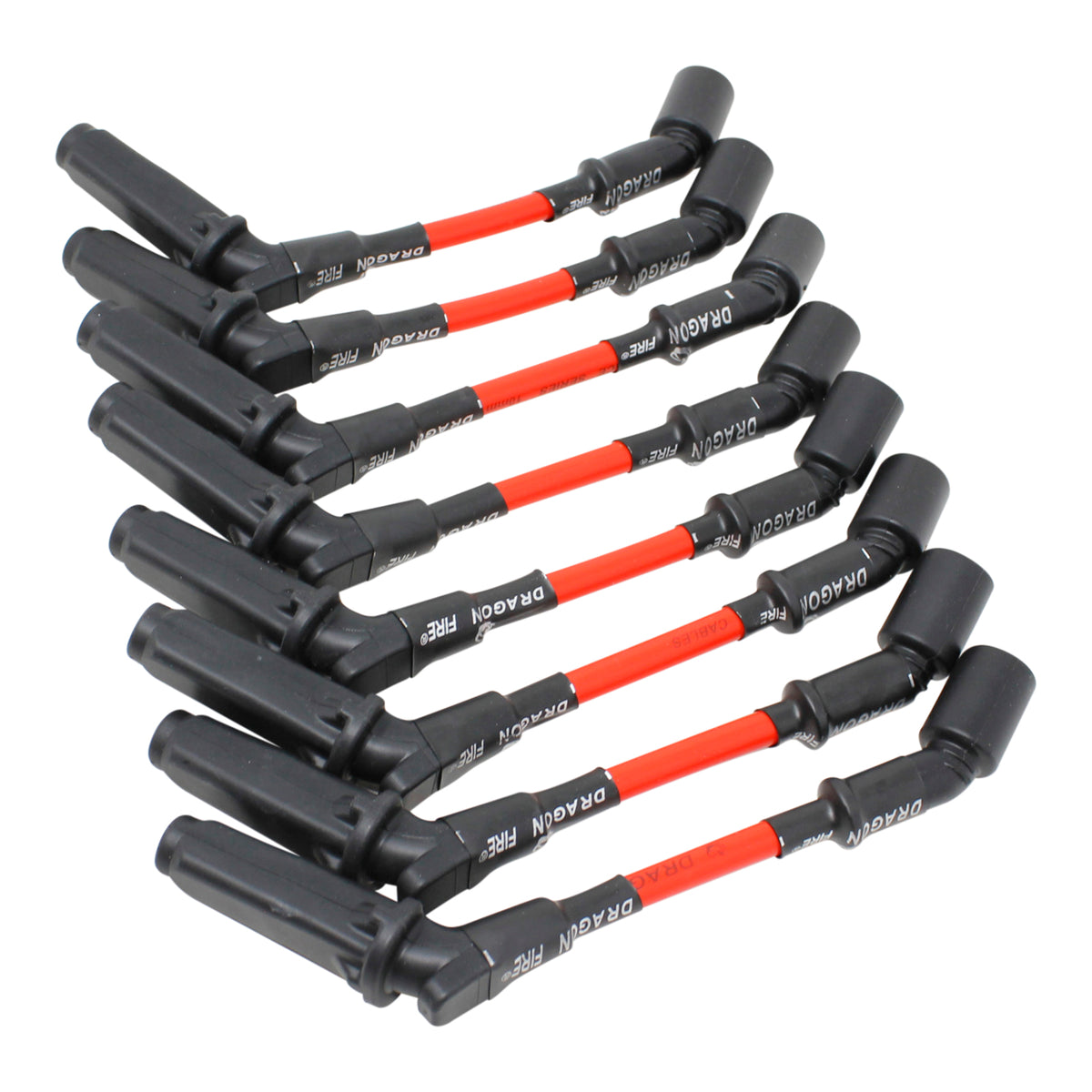 PWJ121 Plug wires, Direct Fit, Silicone, RED