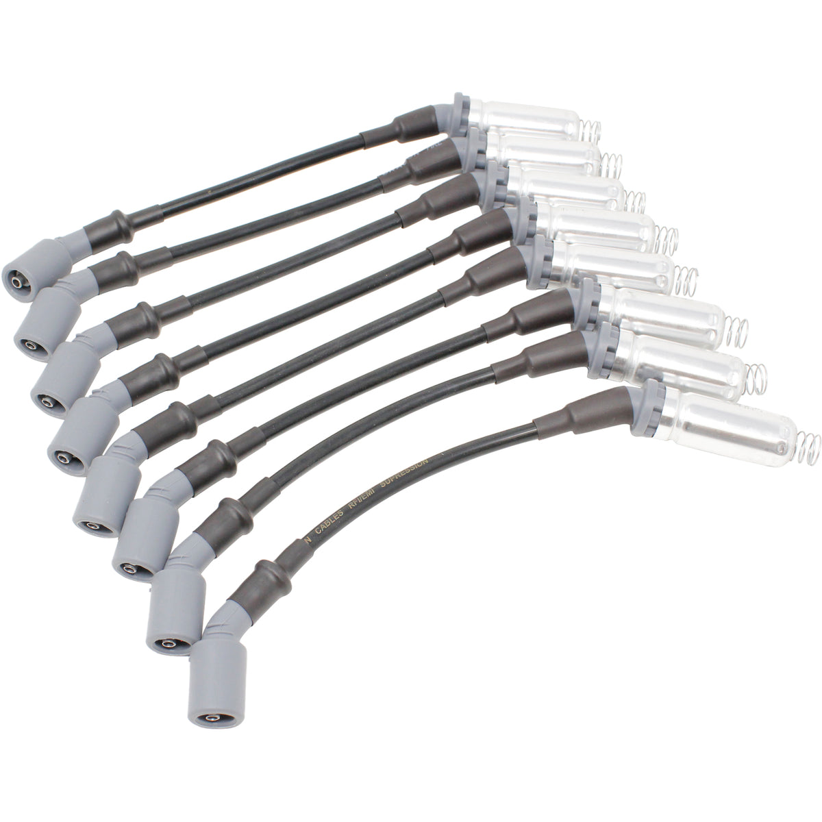 SPW3015-BK Plug wires, Direct Fit, Silicone, BLACK