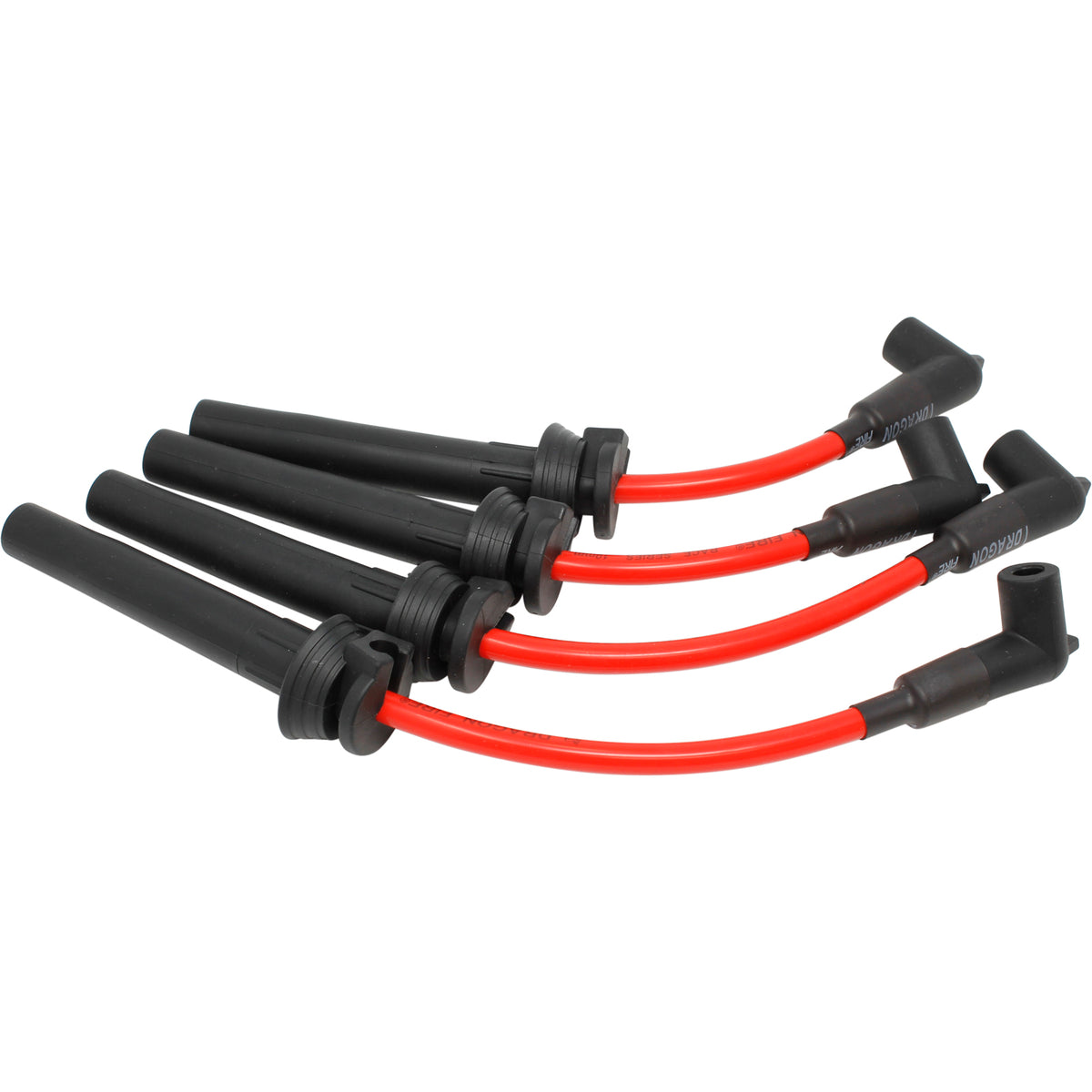 PWJ207 Plug wires, Direct Fit, Silicone, RED