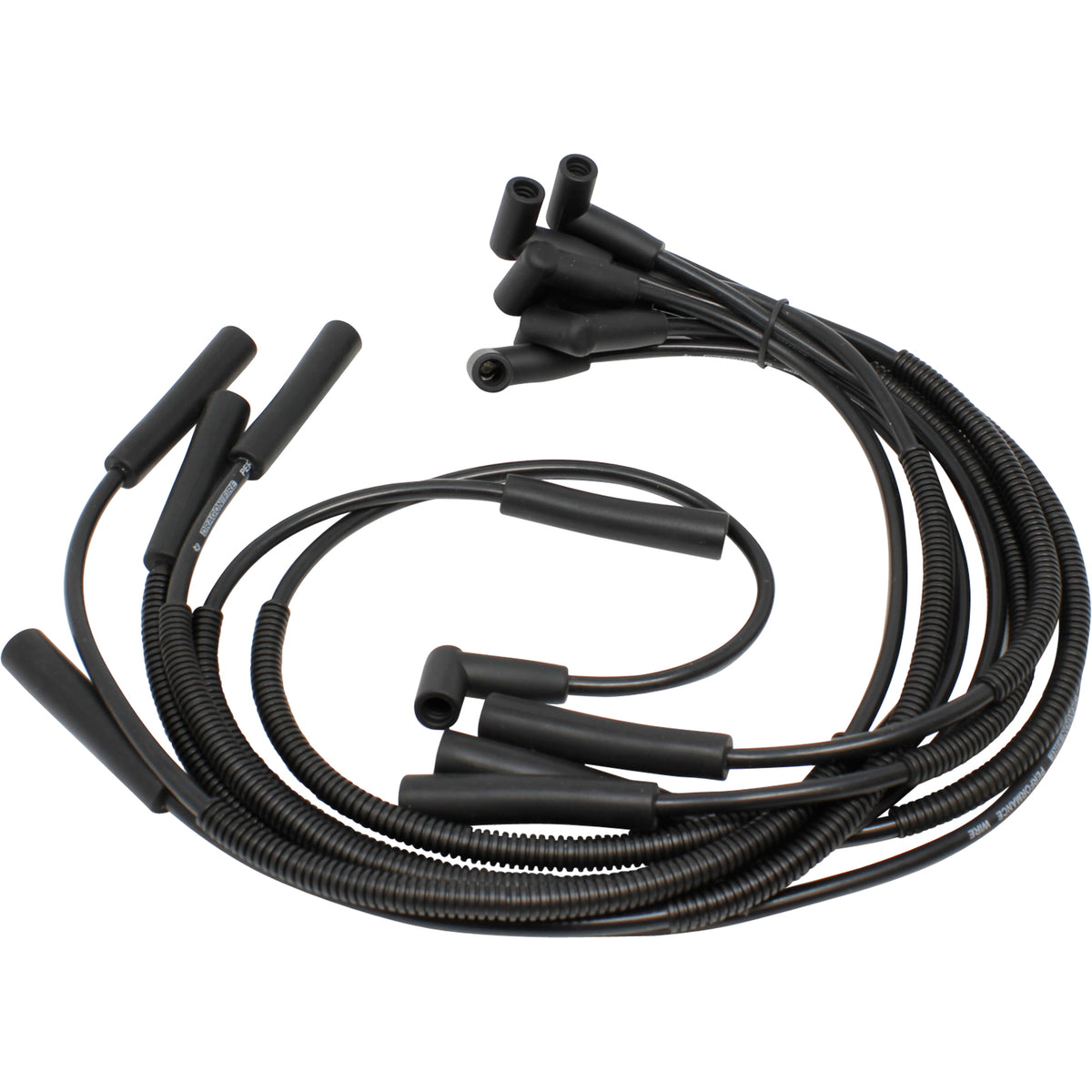 PWJ288 Plug wires, Direct Fit, Silicone, BLACK