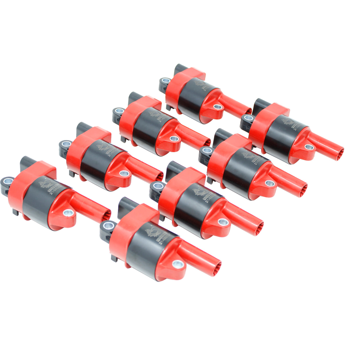 C414-DFx8 Coil Pack Set, 8pcs, Direct Fit, RED