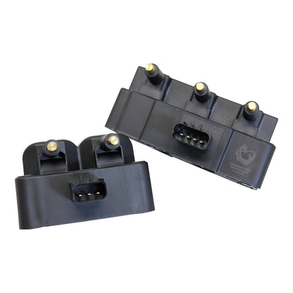 Coil Pack Set, 2pcs, Direct Fit, BLACK