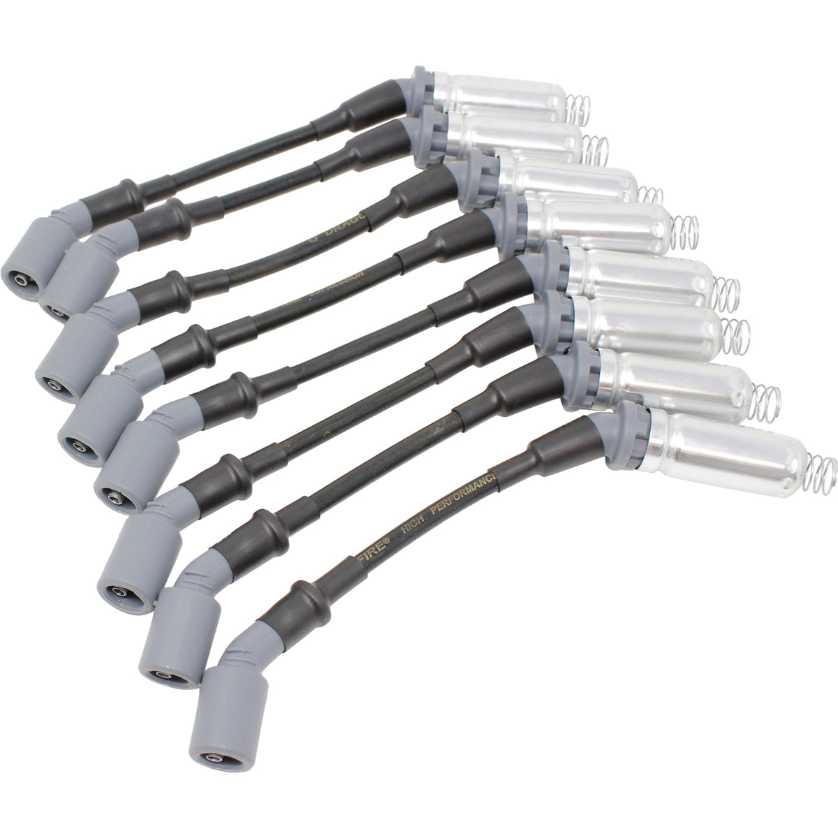 SPW3301-BK Plug wires, Direct Fit, Silicone, BLACK