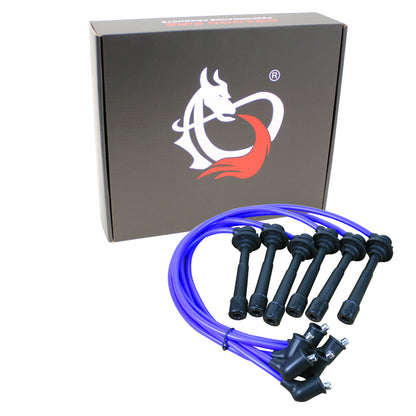 PWJ277-BL Plug wires, Direct Fit, Silicone, BLUE