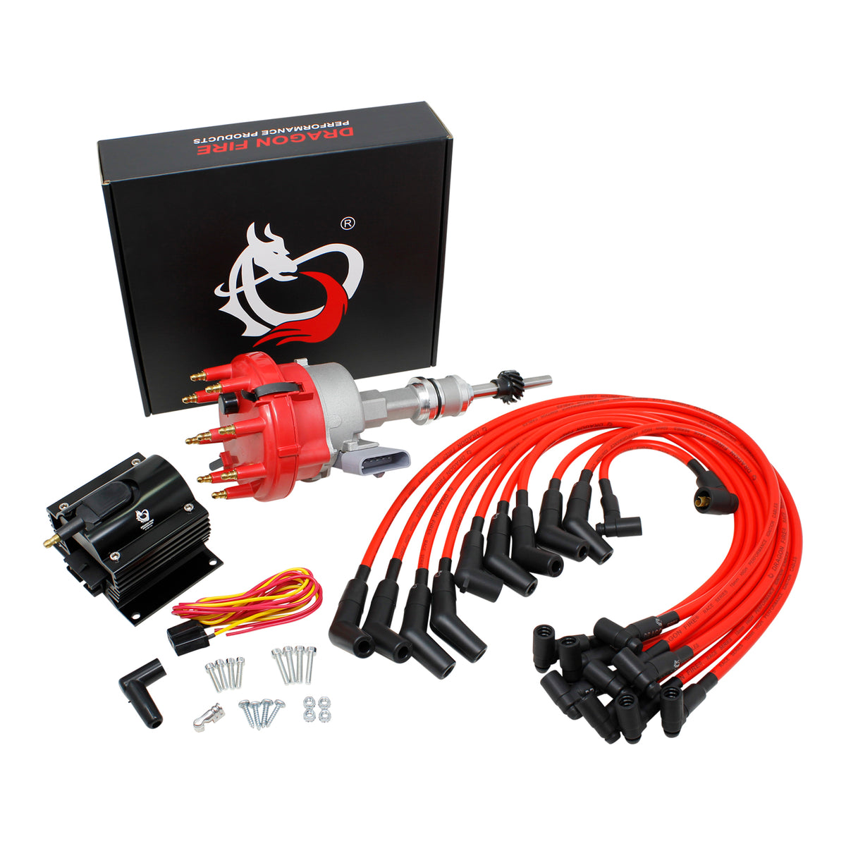 Kit-1638 Ignition Kit - Distributor, Plug Wires, Coil