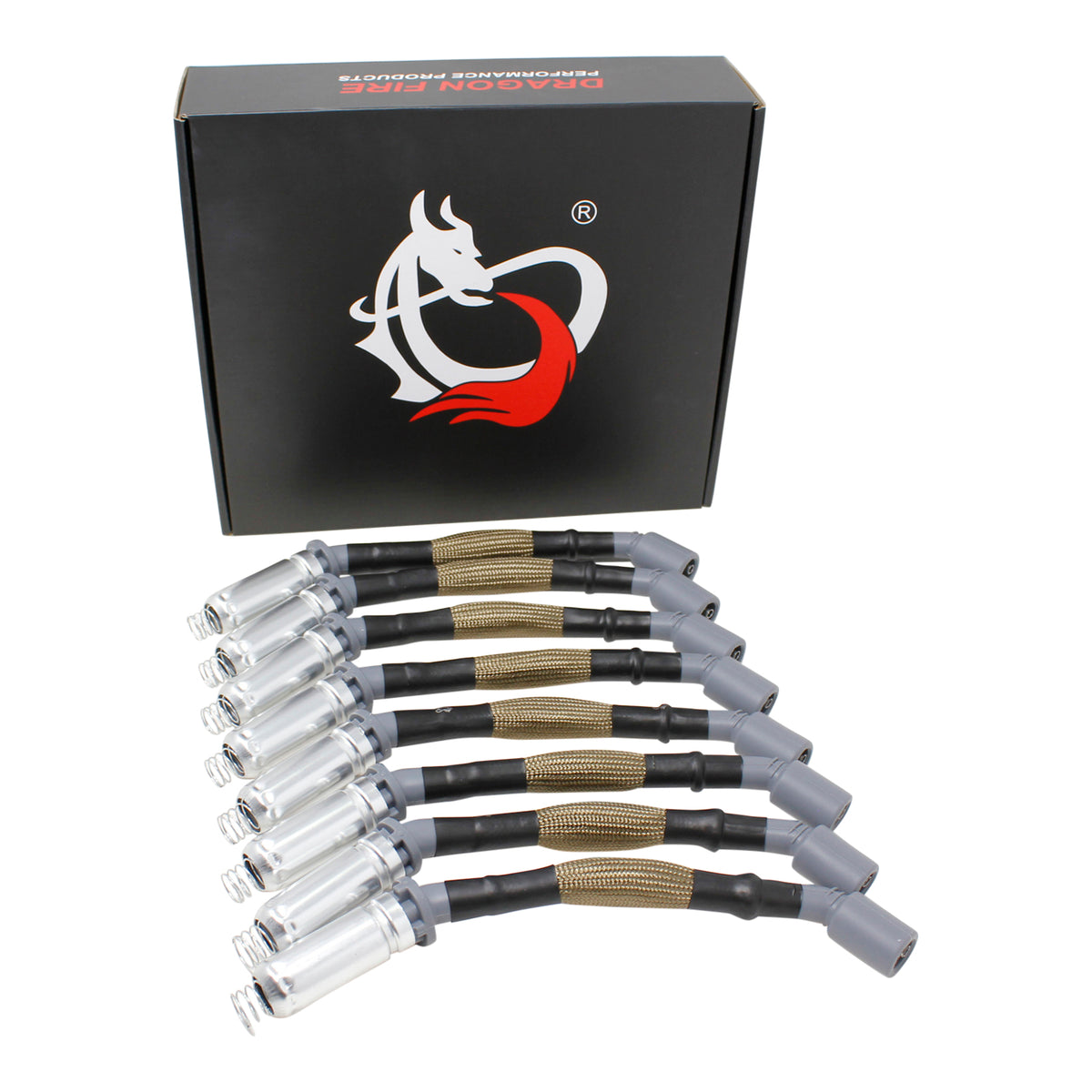 PWJ256-MTL Plug wires, Direct Fit, Silicone, TITANIUM