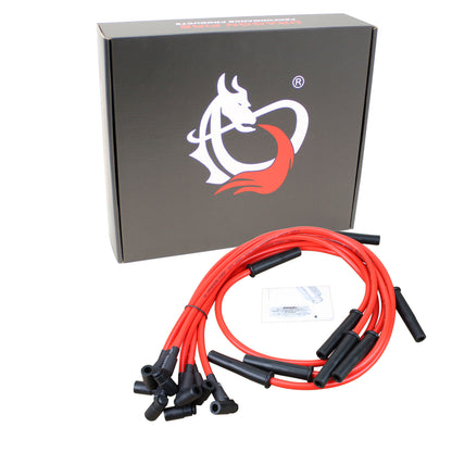 PWJ122 Plug wires, Direct Fit, Silicone, RED