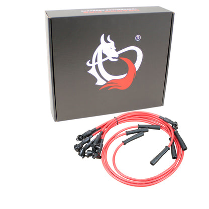 PWJ271 Plug wires, Direct Fit, Silicone, RED