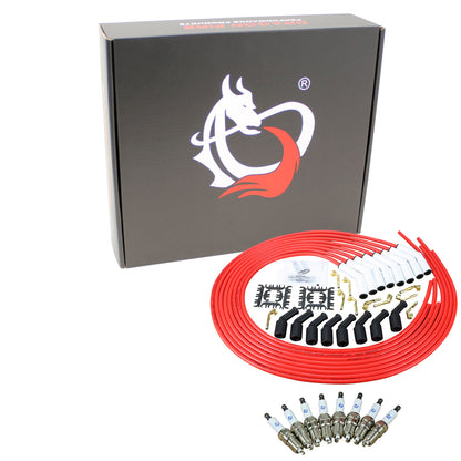 Kit-1409 Ignition Kit - Ceramic Plug Wires, Spark Plugs