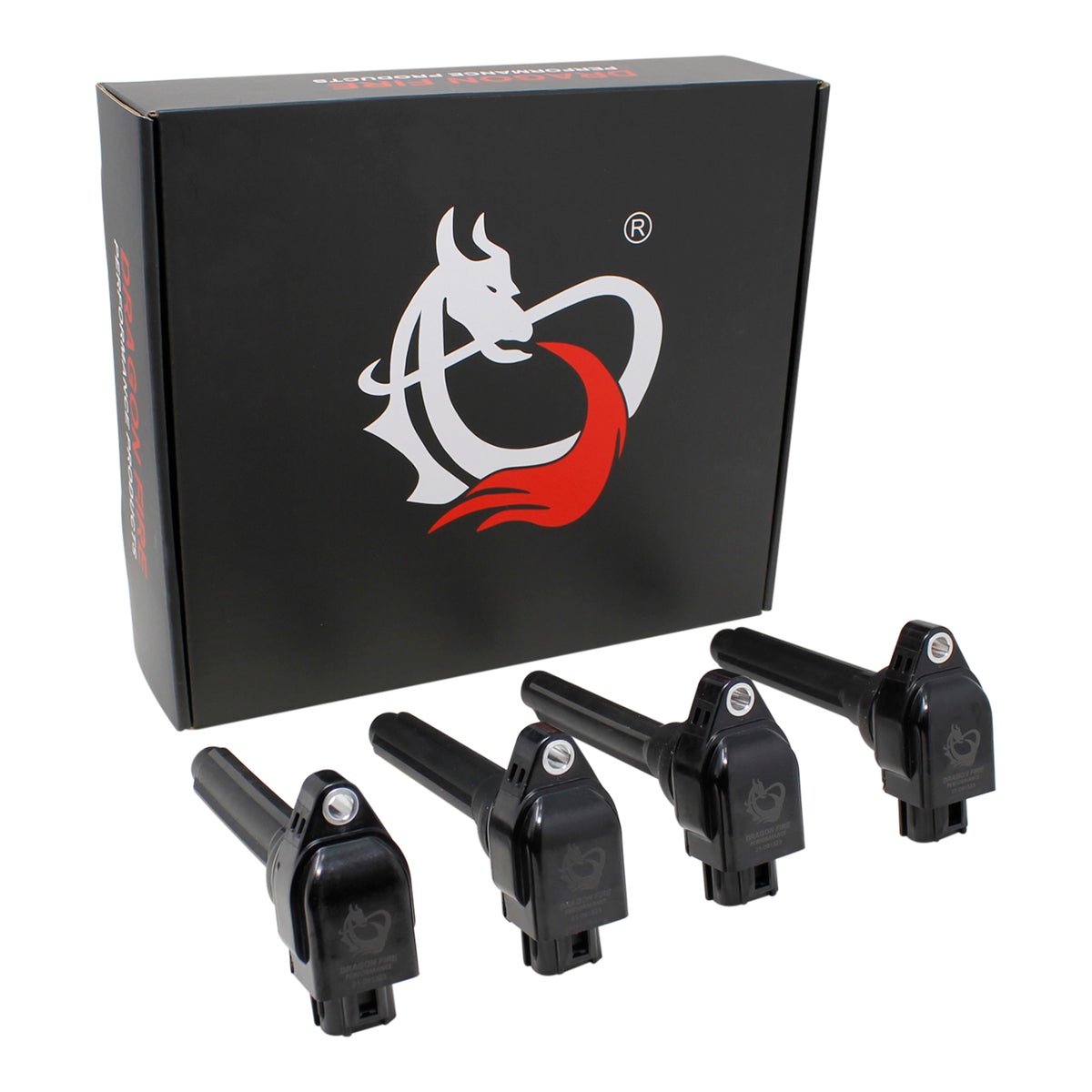 DFC1046-4 Coil Pack Set, 4pcs, Direct Fit, BLACK