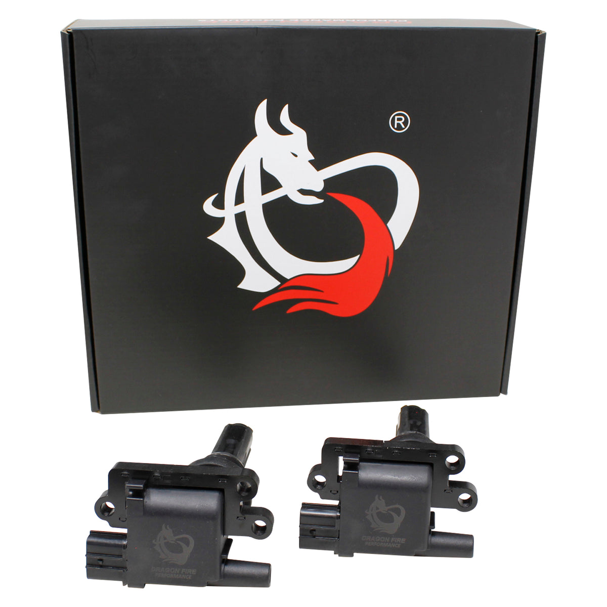 DFC1043-2 Coil Pack Set, 2pcs, Direct Fit, BLACK