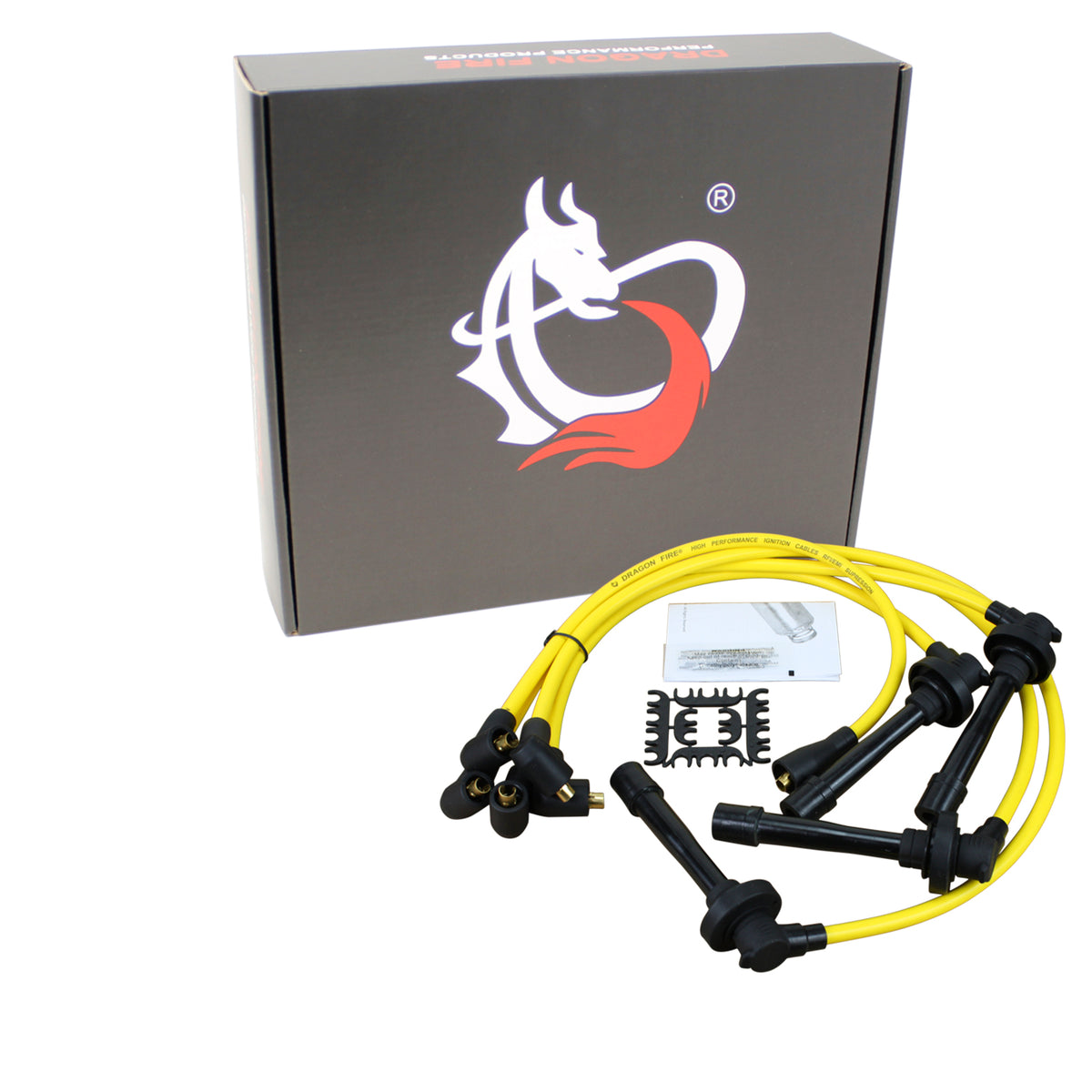 PWTD-DF-Y Plug wires, Direct Fit, Silicone, YELLOW