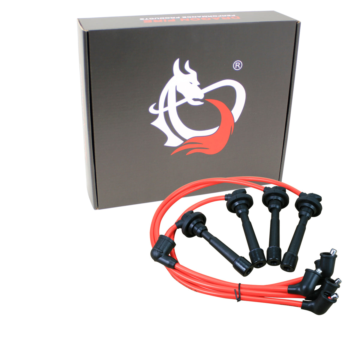 PWJ278 Plug wires, Direct Fit, Silicone, RED