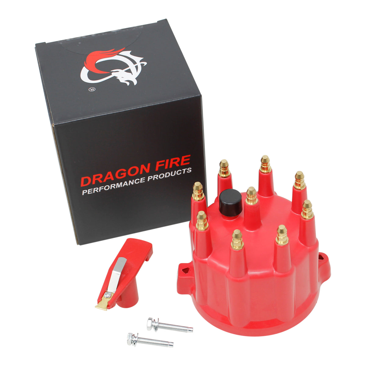 CAP1049-R Distributor Cap and Rotor Kit, Direct Fit, RED