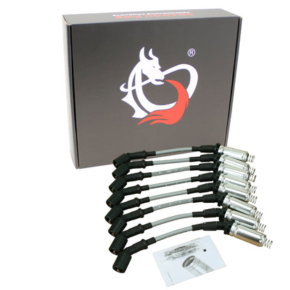PWJ256-S Plug wires, Direct Fit, Silicone, SILVER