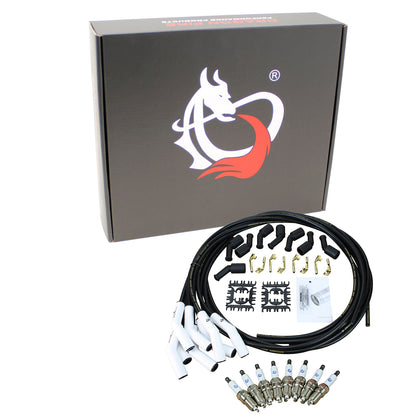 Kit-1436 Ignition Kit - Ceramic Plug Wires, Spark Plugs