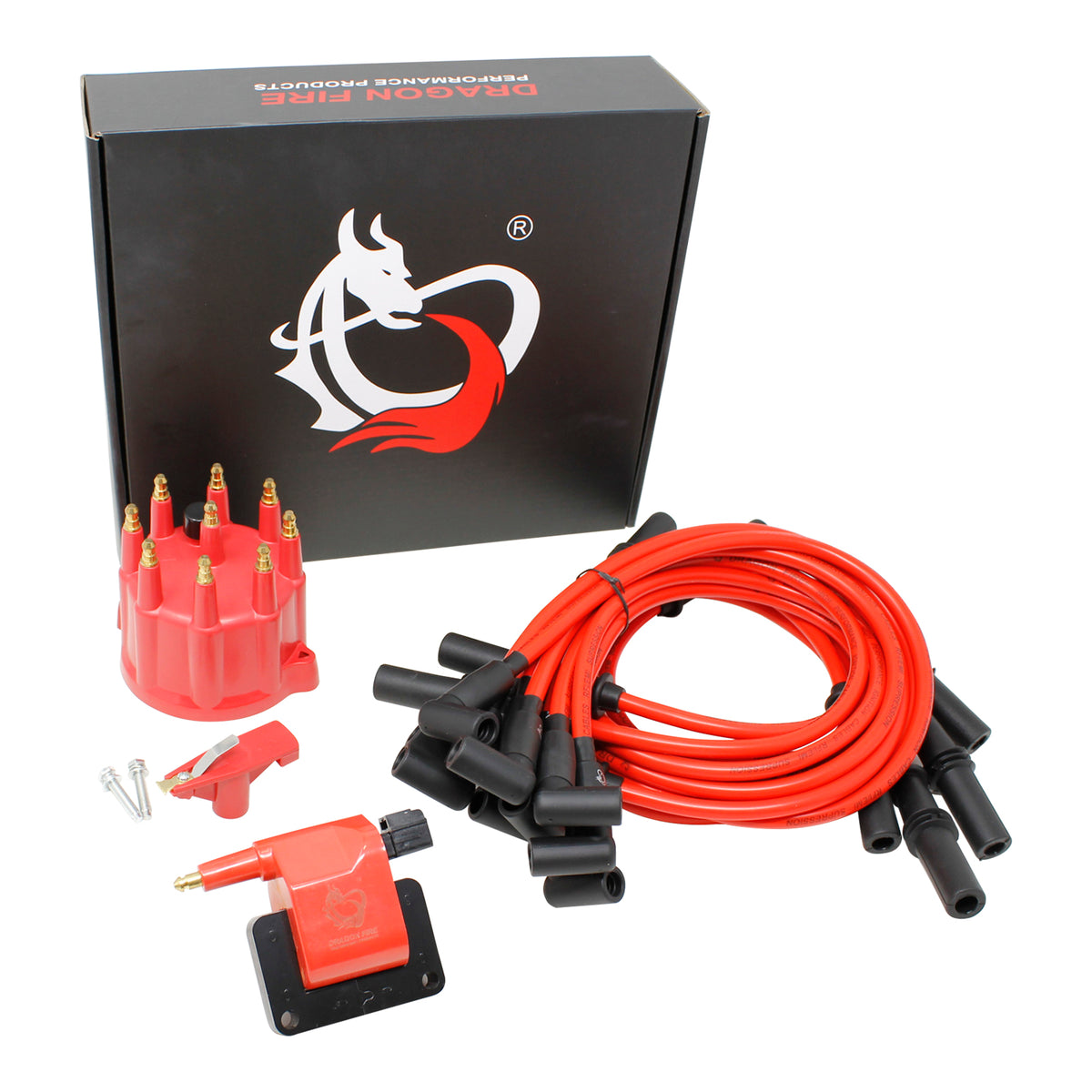 Kit-1614 Ignition Kit - Plug Wires, Coil, Cap, Rotor